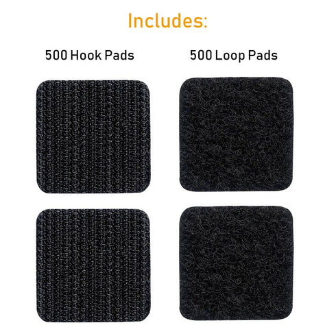 Hook and Loop Fasteners Black